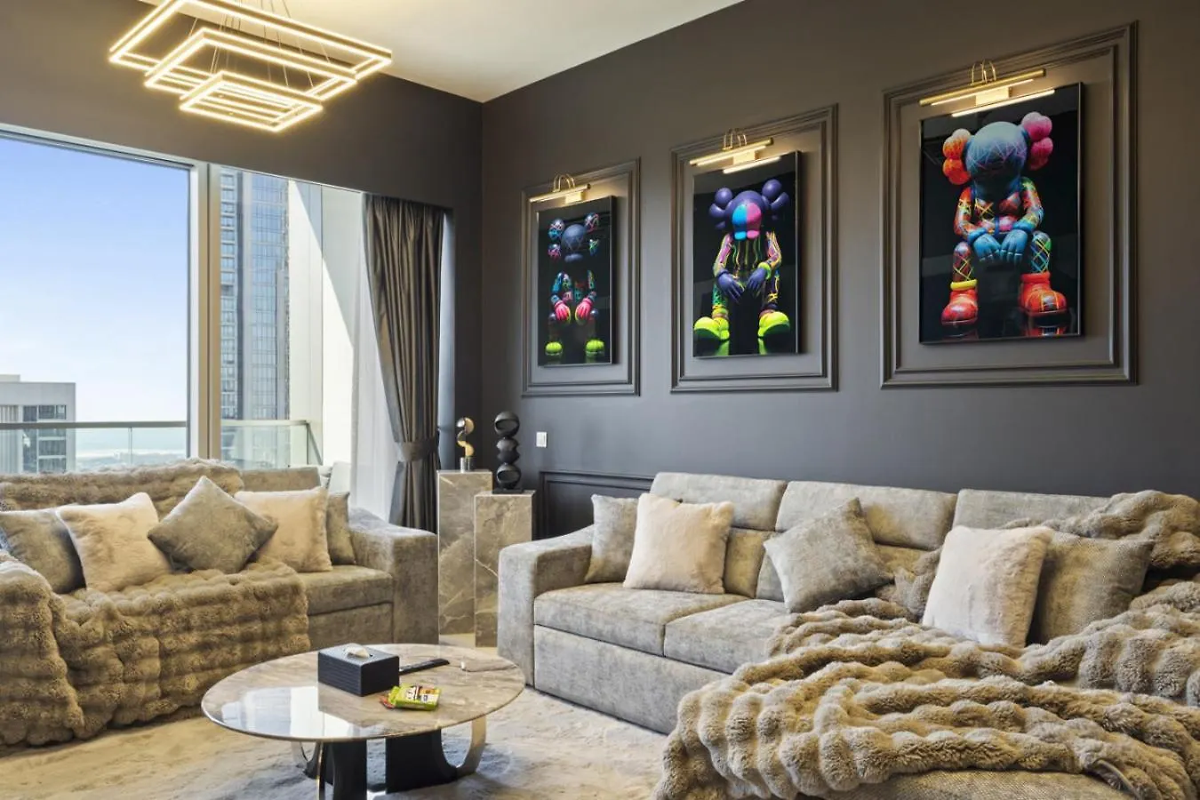 Luxury 1-Bedroom, High-Floor, Skyline Views Dubai Lägenhet