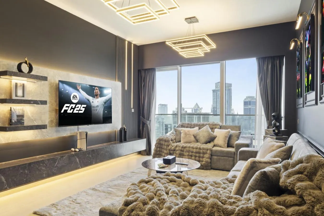 Luxury 1-Bedroom, High-Floor, Skyline Views Dubai 0*,